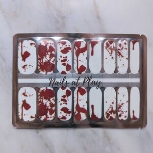 5 for $15 Nail Wraps- Bloody Mess